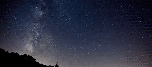 Gif animé voie lactée